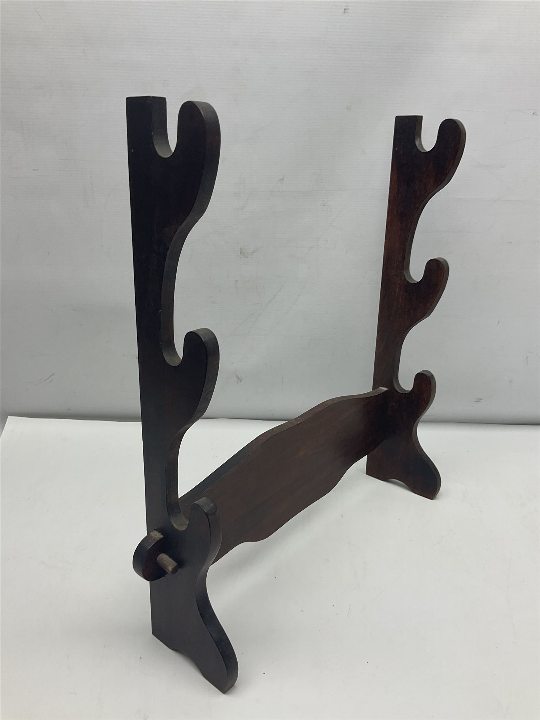 Modern sword set and wall clock