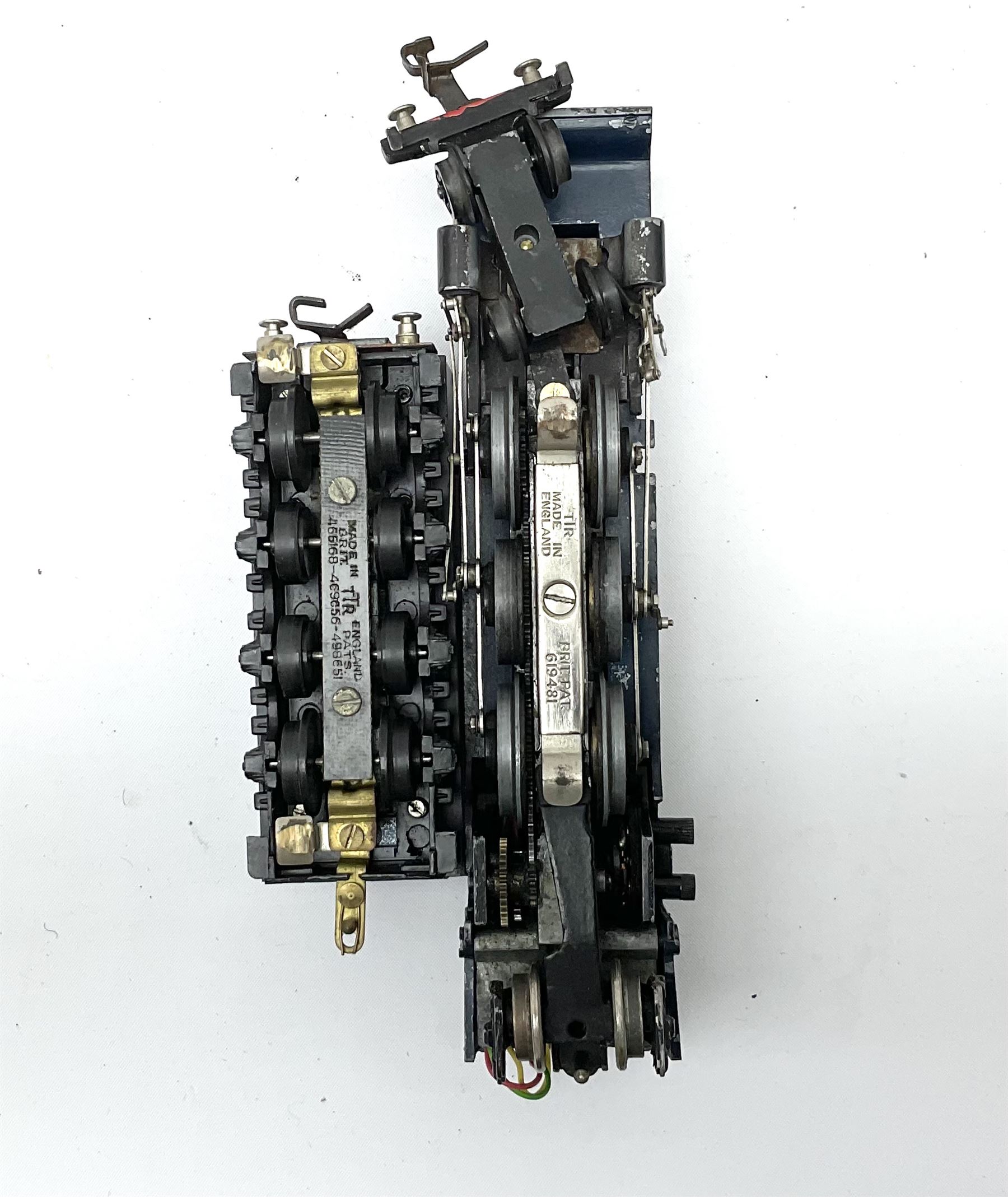 Trix Twin - three-rail A3 Class 4-6-2 locomotive 'Scotsman' No.60103 in British Rail dark blue with tender; and Midland Compound Class 4-4-0 locomotive No.41128 in British Rail black with tender; both unboxed (2)