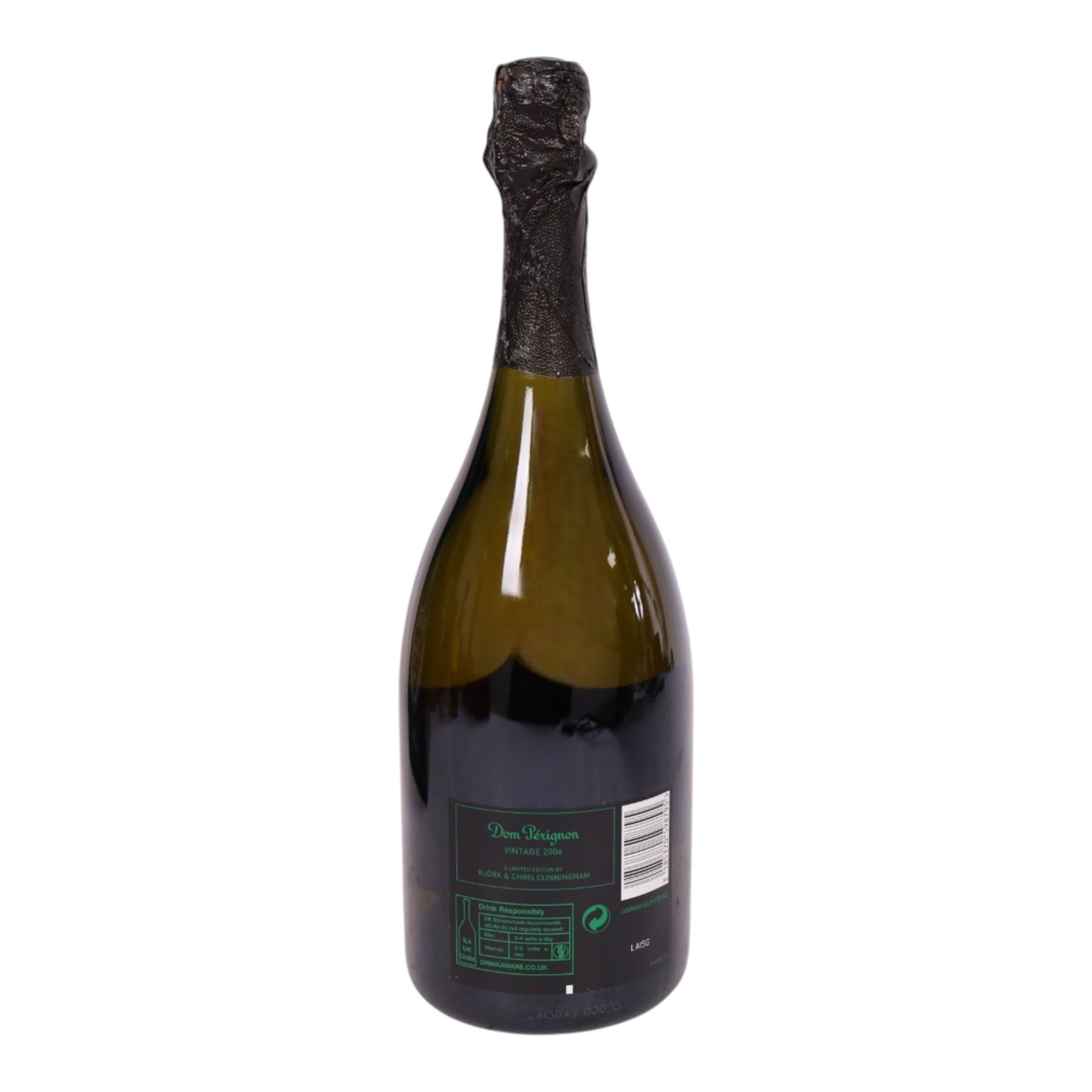 Dom Perignon Millésimé limited edition 2006 Champagne by Bjork and Chris Cunningham, 12.5% vol 750ml, with paperwork in presentation box