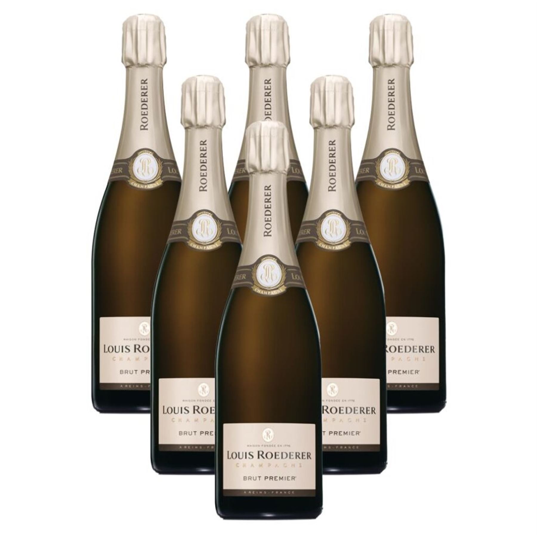 Six bottles of Louis Roederer Brut Premier champagne

Generously donated by David Duggleby Auctioneers & Valuers