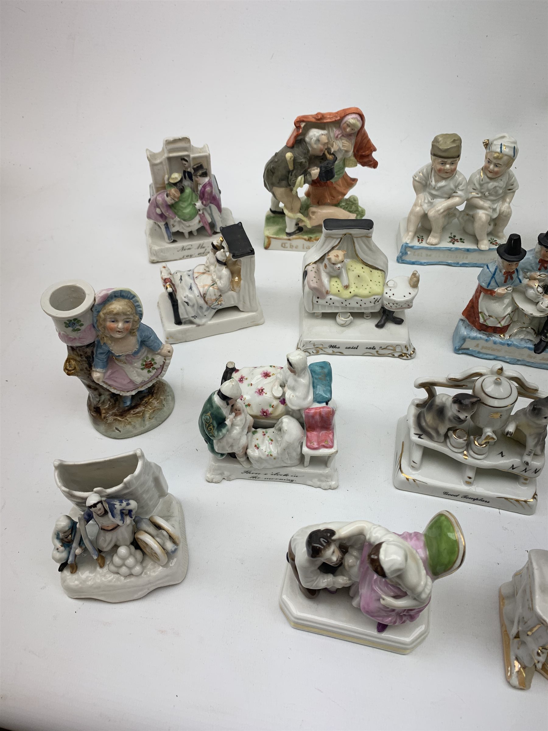 A collection of twenty six Victorian and Continental fairings, many with registration numbers beneath.