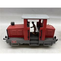 LGB (Lehmann Gross Bahn) G scale, gauge 1 0-4-0  diesel shunter and similar Switcher, both unboxed