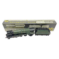 Wrenn '00' gauge - Rebuilt Bulleid Pacific 4-6-2 locomotive 'Eddystone' No.34028 in BR Green with centralised nameplate; boxed with instructions.