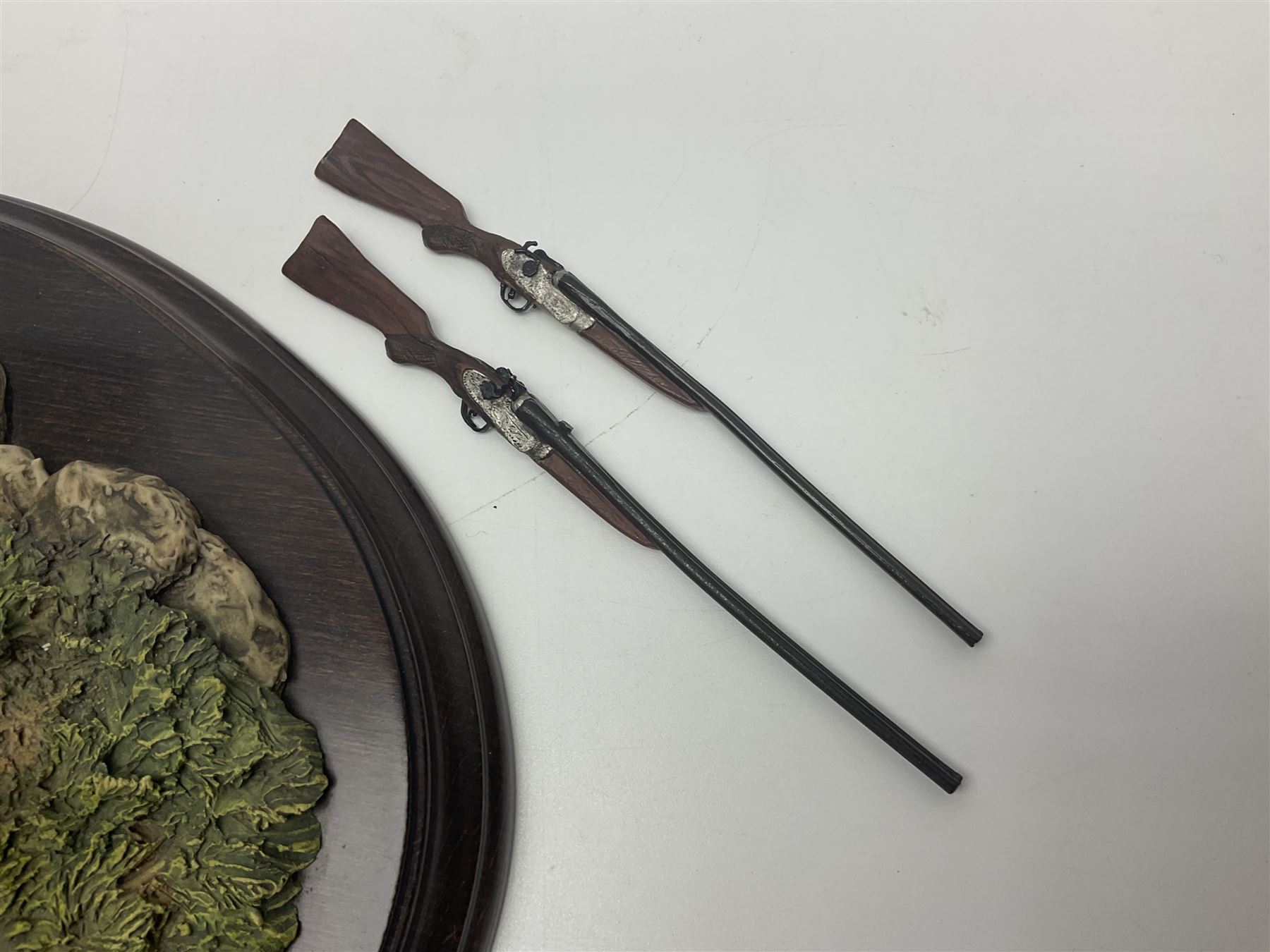 Four Country Artists figures, comprising Shooting figure group by K.Sherwin, Gun dog figure group, First Brace - Labrador and First Brace - Springer, largest H35cm 