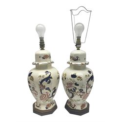 Pair of Masons Mandalay table lamps, H40cm