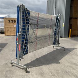EuroTramp professional folding trampoline, 5m x 3m x 110cm high - THIS LOT IS TO BE COLLECTED BY APPOINTMENT FROM DUGGLEBY STORAGE, GREAT HILL, EASTFIELD, SCARBOROUGH, YO11 3TX