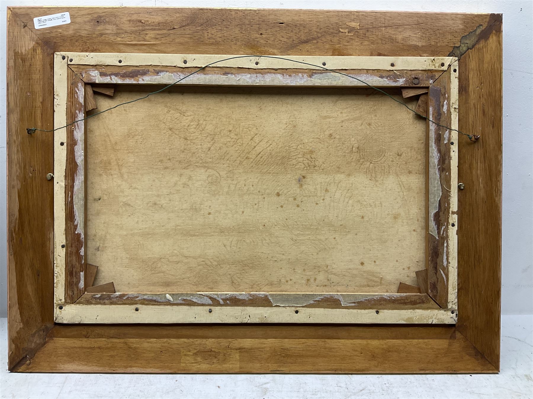 William Langley (British 1852-1922): Coastal Landscape with Seagulls, oil on canvas signed 39cm x 59cm