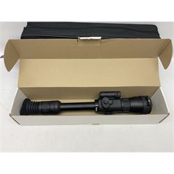 Yukon Photon XT 6.5 x 50 day/night sight, serial no.70127914, L43cm overall; in carrying case and original box