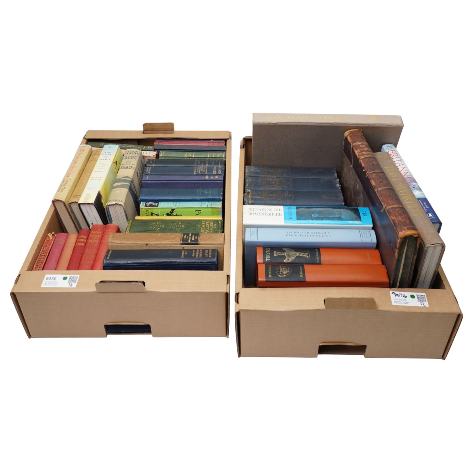 Lord Brougham - 'Old England's Worthies' Baedeker's and other guides, 'Poetry of Robert Burns' four volumes Centenary Edition and other books