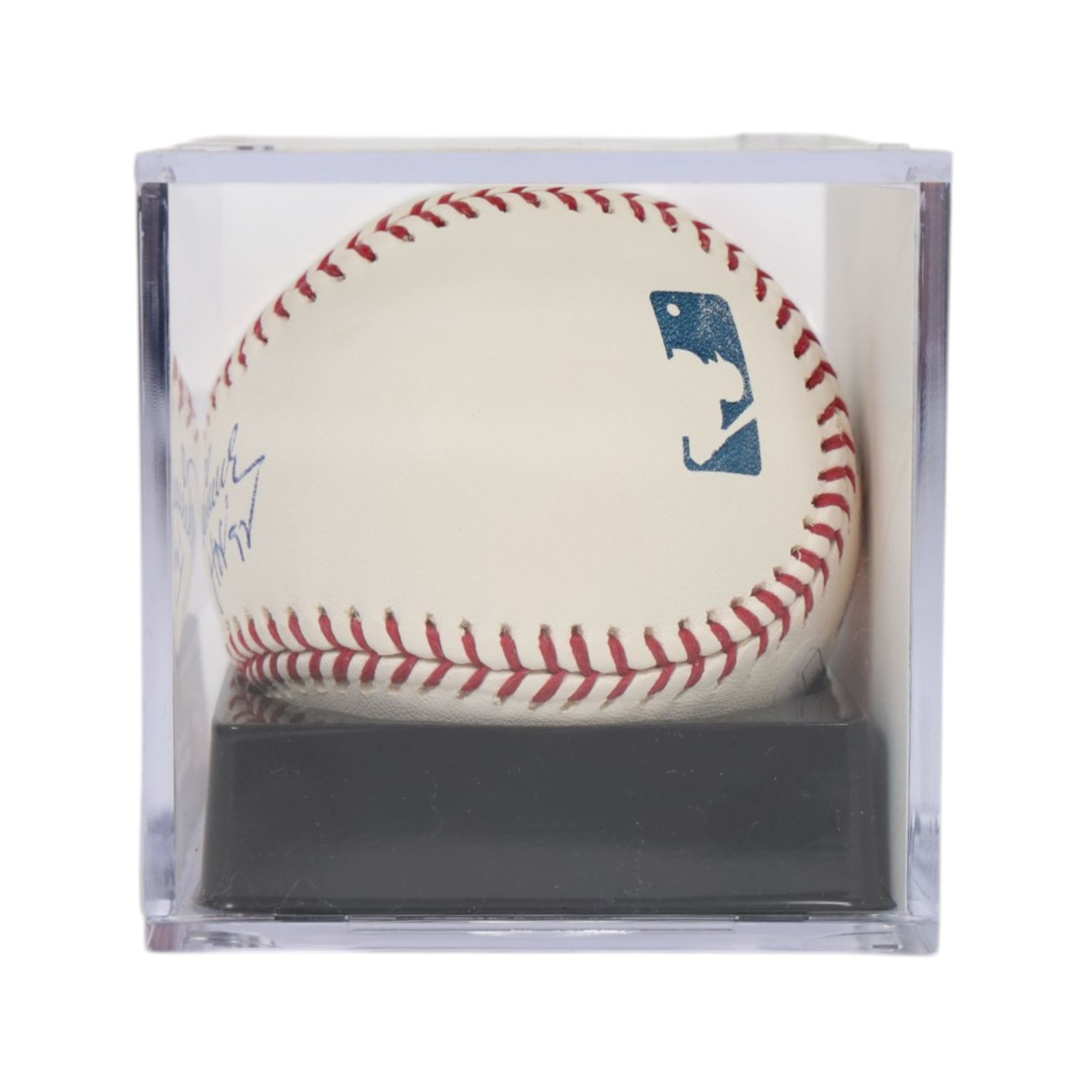 Signed Tom Seaver Rawlings baseball with HOF '92 inscription, contained within an acrylic display box, with JSA certificate of authenticity