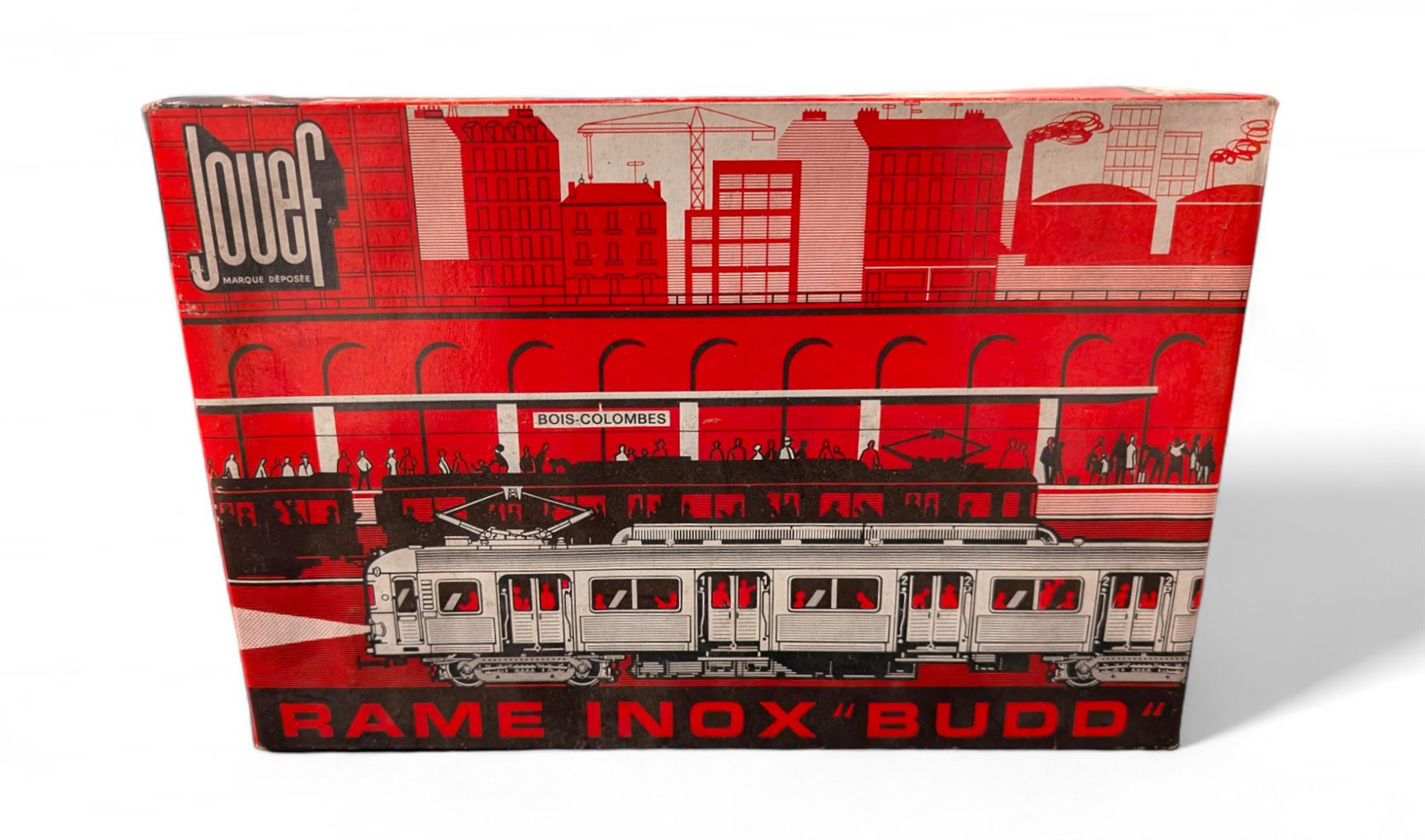 French Jouef HO gauge 761E Rame Inox 'Budd' electric 2-car EMU set, boxed