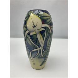 Moorcroft Allegria pattern vase of baluster form, circa 2001, limited edition, 138/200, marked and signed to base, with original box, H19cm