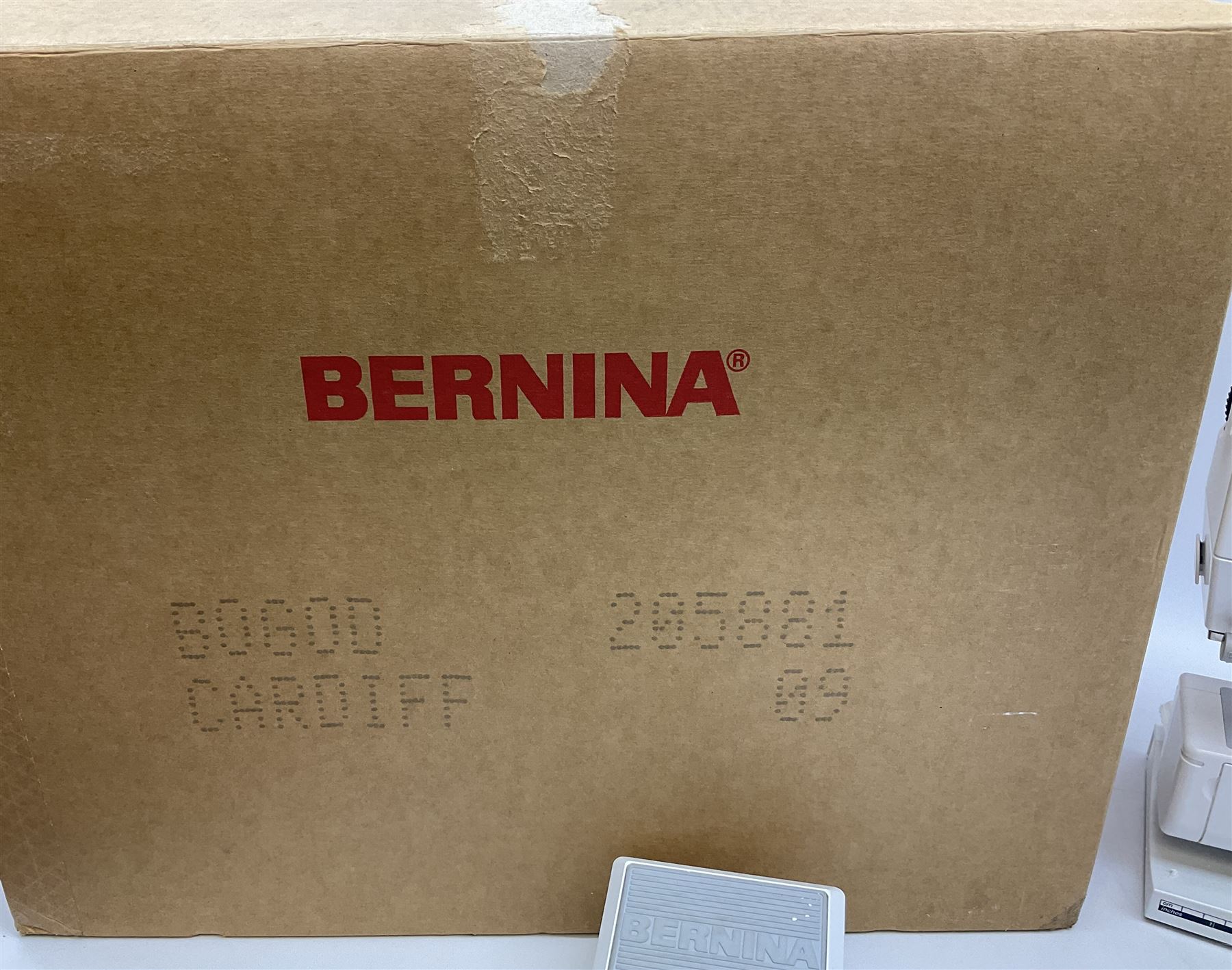Bernina 'Artista' 630 computerised sewing machine with stitch regulator, carrying case, instruction booklet and accessories, in original box