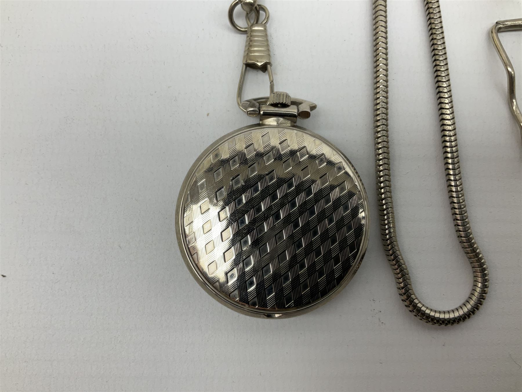 Franklin Mint Bald Eagle pocket watch cased and a collection of twenty-four The Heritage Collection pocket watches, boxed an one other pocket watch (26)