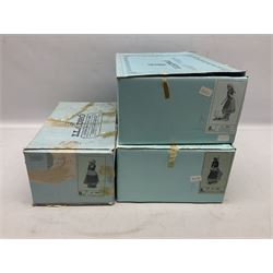 Three Lladro figures, comprising Dutch Girl with Braids no 5063, Dutch Girl with Duck no 5066 and Aracely with Ducks, all with original boxes, largest example H25cm