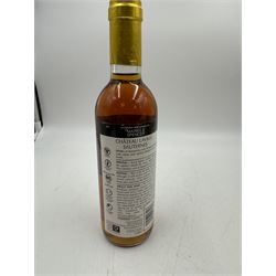 Mixed dessert wine; comprising Chateau Laville 2003 Sauternes, Essensia 2000, California Orange Muscat, Cadillac, 2005 Cuvee Particuliere, all 37.5cl various proof (3)  