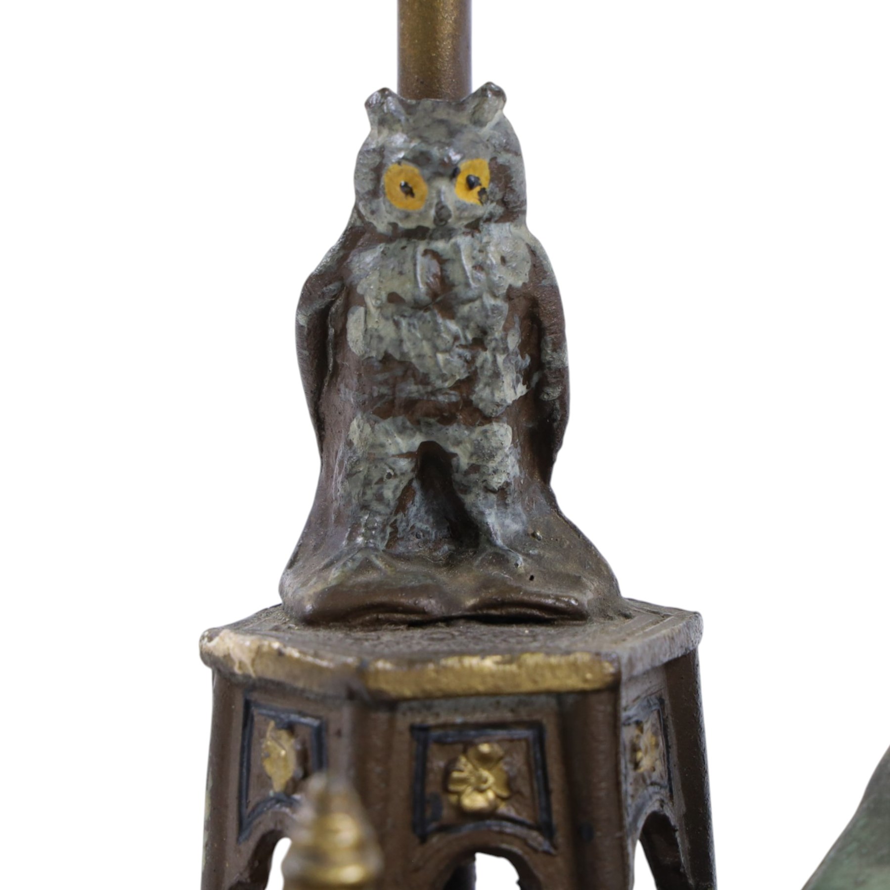 After Franz Xaver Bergman  cold painted bronze of trader seated upon a carpet, H18cm