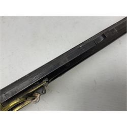 Japanese matchlock musket approximately .45 cal., Edo period (1603-1868), the 66cm(26