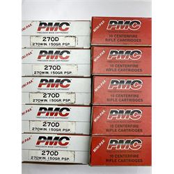 SECTION 1 FIREARMS CERTIFICATE REQUIRED - One hundred rounds of PMC centerfire rifle cartridges 270D 270WIN 150GR PSP