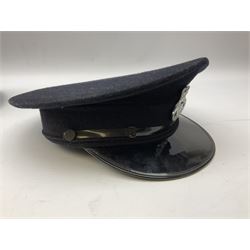  Hull City Police - Christys London helmet with king's crown night plate and a peaked cap (2)  