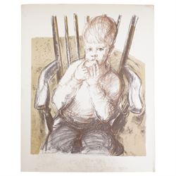 John Gilbey Bowles (British 1929-2011): 'Portrait of a Boy' 'Nude' and Man Wearing a Hat, set of two colour lithographs with one monochrome unsigned 64cm x 46cm (3) (unframed)
Notes: the boy and nude were exhibited at the Victoria & Albert museum, with the former being acquired for the permanent collection