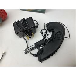 Mad Catz Dual Force Racing Wheel and Foot control for Playstation; Arcadia Image Projecting Game System; pair of Captain Scarlet and the Misterons phaser guns etc