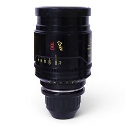 Cooke Mini S4/i 100mm T2.8 prime lens with PL mount, serial no. 8100-0714, with front and back lens caps