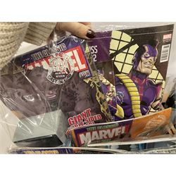 Eaglemoss The Classic Marvel Figurine Collection - forty-one magazines with models each as issued in unopened plastic bags; eleven boxed models and eight loose periodicals; in three boxes (60)