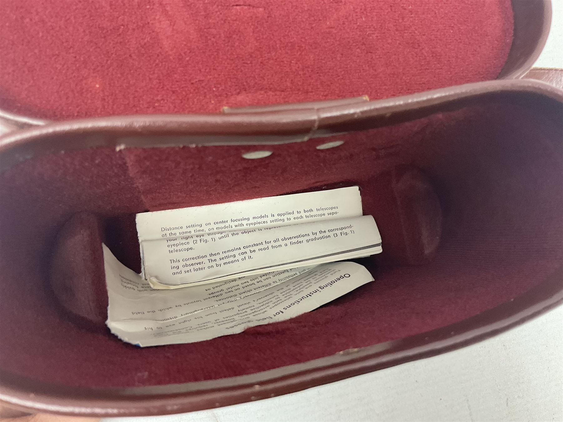 Carl Zeiss Jena 8x30 Deltrintem binoculars in original case, serial no. 5957951