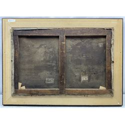 Edwin John Ellis (British 1841-1895): Unloading the Catch by the Quayside, oil on canvas signed 49cm x 74cm