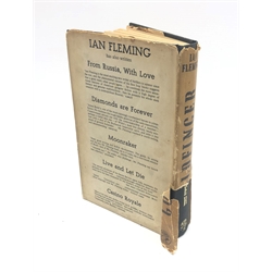  Fleming Ian: Goldfinger. 1959 First edition. Embossed black cloth/gilt. Unclipped dustjacket.   