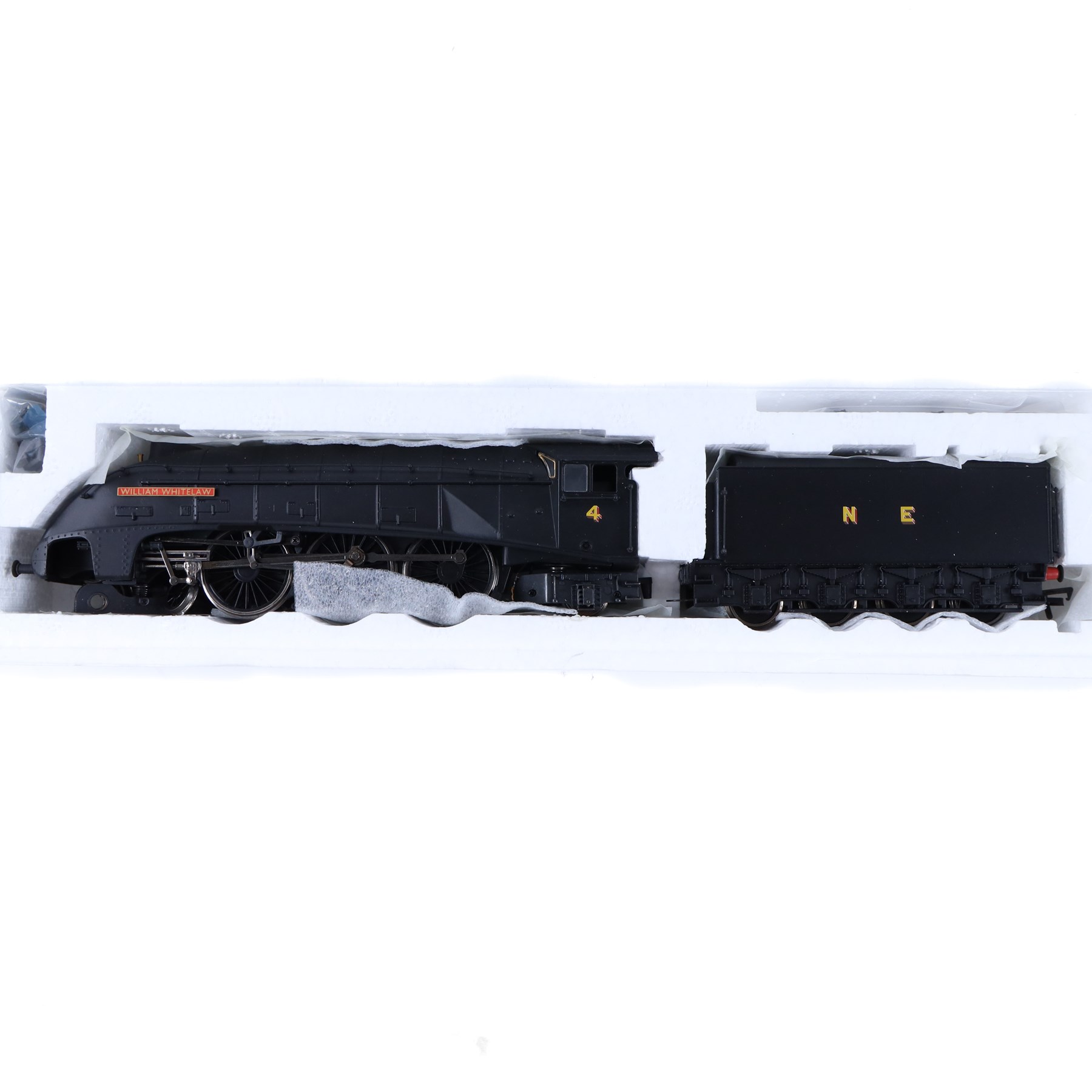 Limited edition Bachmann 00 Gauge no.31962 NE Class A4 4-6-2 'William Whitelaw' locomotive and tender no. 4, boxed with instructions, certificate and outer Rails of Sheffield cardboard box, limited edition no. 202/350, specially produced for Rails of Sheffield