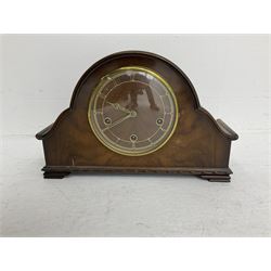 1950’s  Westminster chiming mantle clock with an all wooden dial