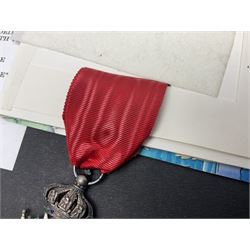 French 2nd Empire Legion of Honour (Legion d'Honneur) Chevaliers enamelled medal with ribbon