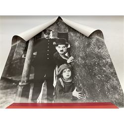 Three unframed posters - John Lennon, Frank Sinatra and Charlie Chaplin; quantity of unframed prints including The Shell Collection portfolio; and a framed print