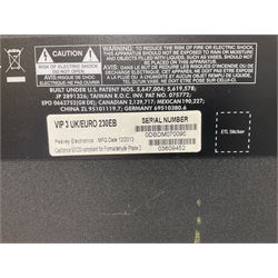 Peavey VYPYR VIP-3 guitar amplifier serial no.0DBDM070095 L51cm; with Peavey Sanpera 1 pedal board serial no.0DBDM160027 and cables (2)