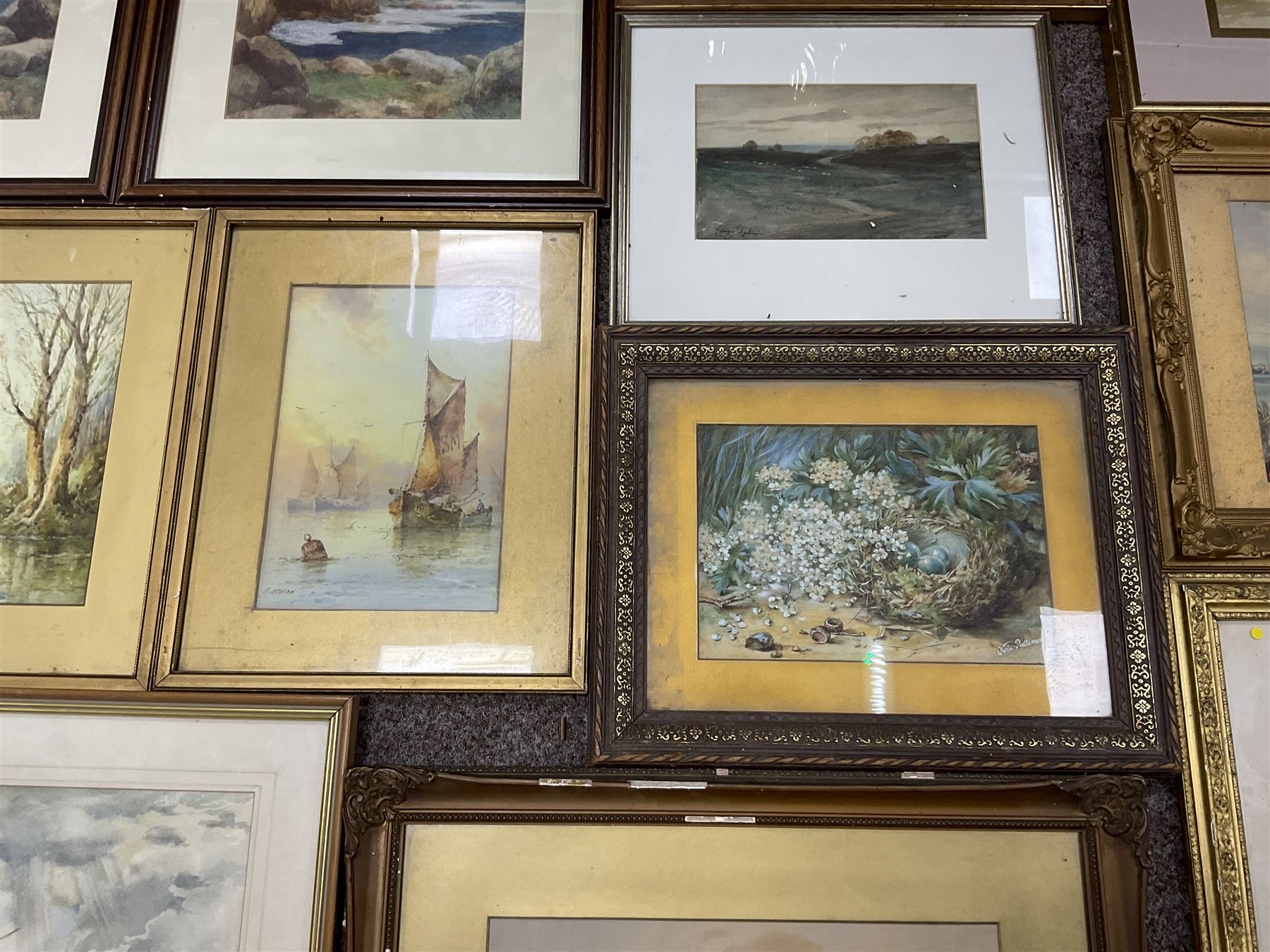 Collection of principally early 20th century watercolours, artists including George Sykes, David James Carr, W Hamilton Booth, Kate Patterson, C Maurice, J Russell, etc