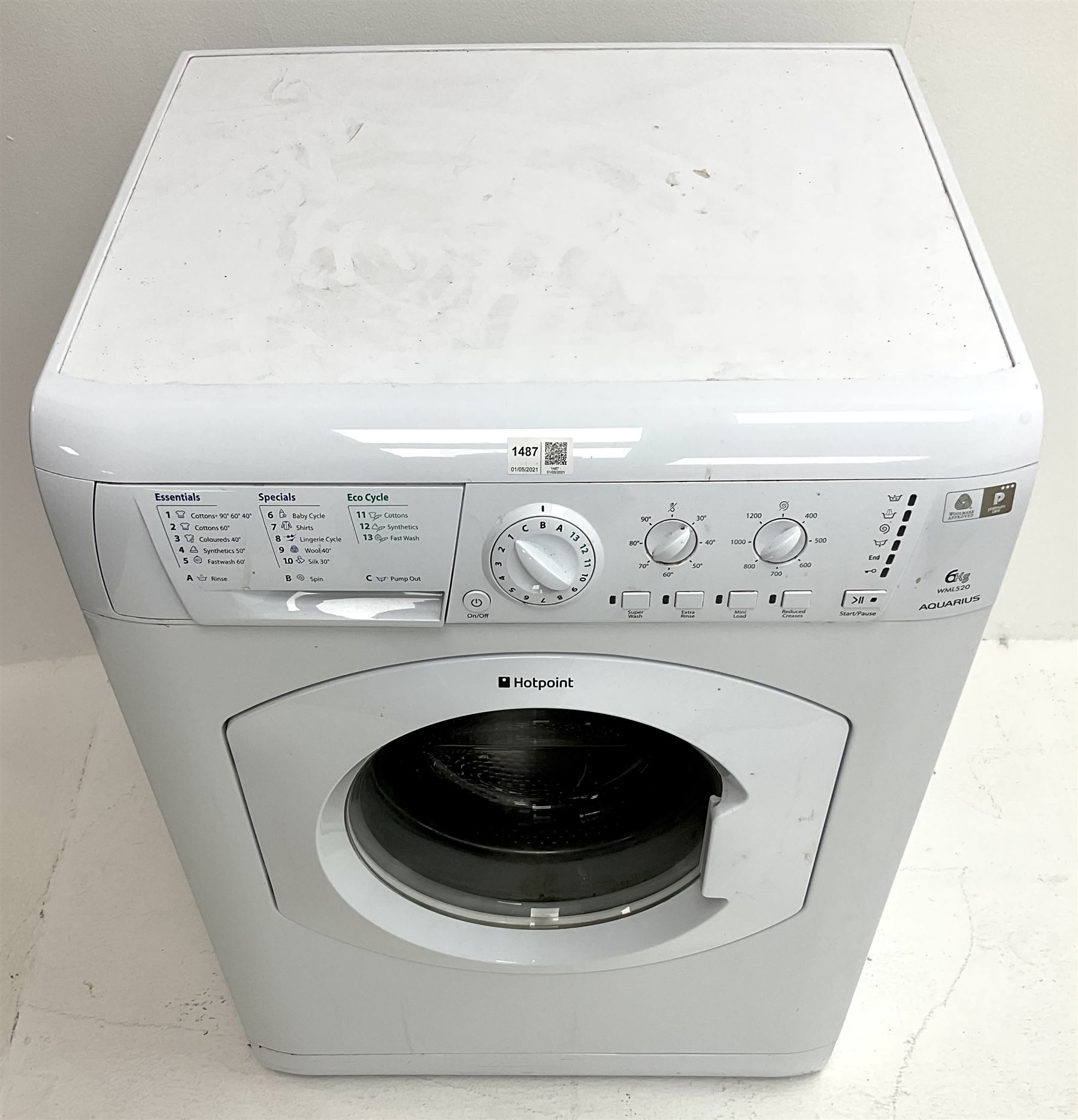 Hotpoint Aquarius 6 kg WML520 washing machine
