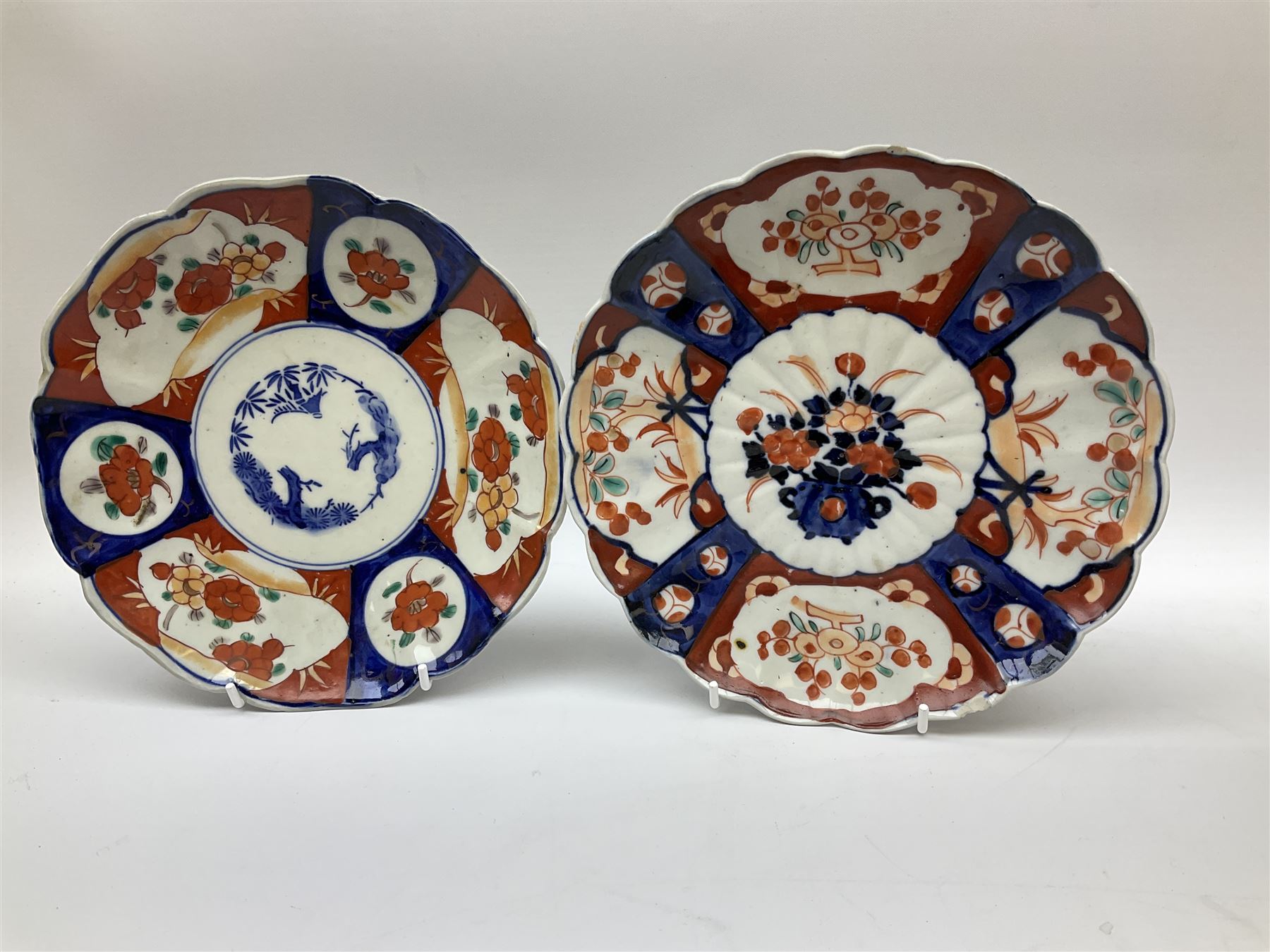 Collection of mostly Oriental ceramics, to include three 20th century Japanese Satsuma vases, two Japanese Imari plates, etc. 