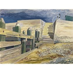 Frederick George Austin (British 1902-1990): 'East Wittering - Sussex', watercolour signed titled and dated 1954, 28cm x 38cm (unframed)
Provenance: direct from the granddaughter of the artist