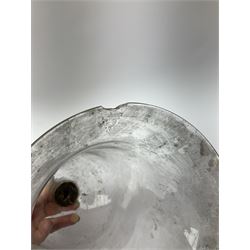 Collection of 19th century and later pharmaceutical laboratory glass, to include, large filter funnel, graham condenser, conical flask, bell jar and another with graduated tube, Provenance: discovered in the storeroom of a long established Hull pharmacist and opticians