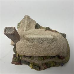 Ten Lilliput Lanes, comprising from Midlands Region Witham Delph, Jun and Disorderly, From South West Region Puffin Row, Moonlight Cove, The Cuddy, and from South West Region, The Rustlings, Saxton Cottage (1988), Marigold Meadow, Calendar Cottage and Little Lupins, all with boxes and deeds 