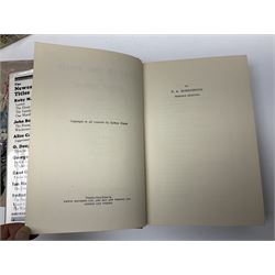 Collection of Hodder and Stoughton yellow jacket version books, to include Sydney Horler, George Goodchild, Dornford Yates, Leslie Charteris etc 