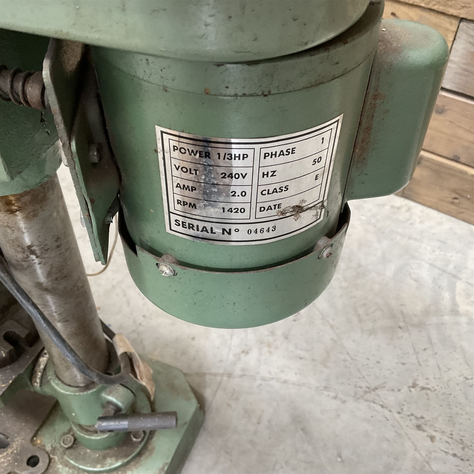 SP bench pillar drill