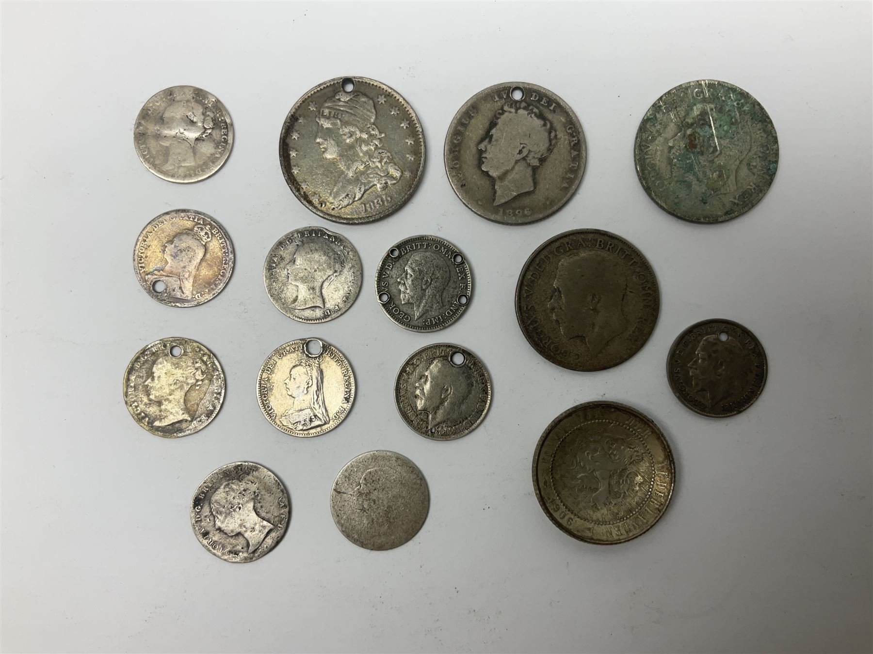 Great British and World coins, including halfcrowns, shillings, other pre-decimal coinage, The Royal Mint Great Britain and Northern Ireland 1972 coin set, commemorative crowns, various Irish coins etc