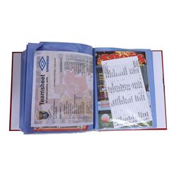 Comprehensive collection of approximately two hundred and thirty Scarborough FC football programmes for the 2003/04, 2004/05, 2005/06 and 2006/07 seasons, all filed within eight dedicated Scarborough FC red Home and Away binders