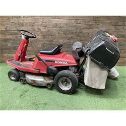 Honda 3009 Garden ride on mower with trailer - THIS LOT IS TO BE COLLECTED BY APPOINTMENT FROM DUGGLEBY STORAGE, GREAT HILL, EASTFIELD, SCARBOROUGH, YO11 3TX
