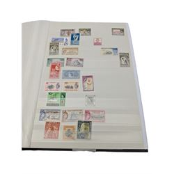 World Stamps including Seychelles, Southern Rhodesia, Sudan, Cyprus, Bermuda, Queen Victoria Canada, King Edward VII Straits Settlements etc, mixture of mint and used values, housed in a black stockbook