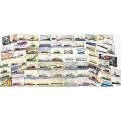Sixty-five early 20th century postcards 
