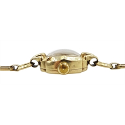  Rotary 9ct gold ladies bracelet wristwatch, manual wind hallmarked  